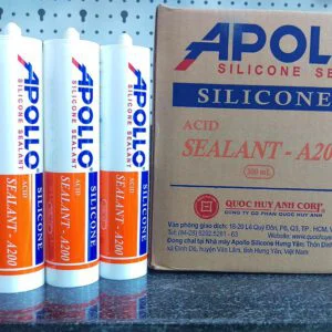 Keo dán tấm - Keo Silicone Apollo A200 | Nội thất HCK