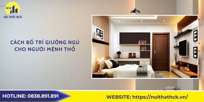 Cách bố trí giường ngủ cho người mệnh Thổ