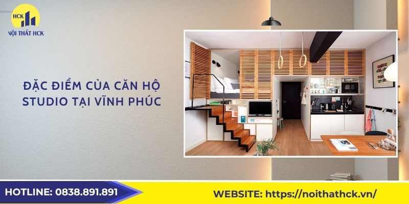 Đặc điểm của căn hộ Studio tại Vĩnh Phúc