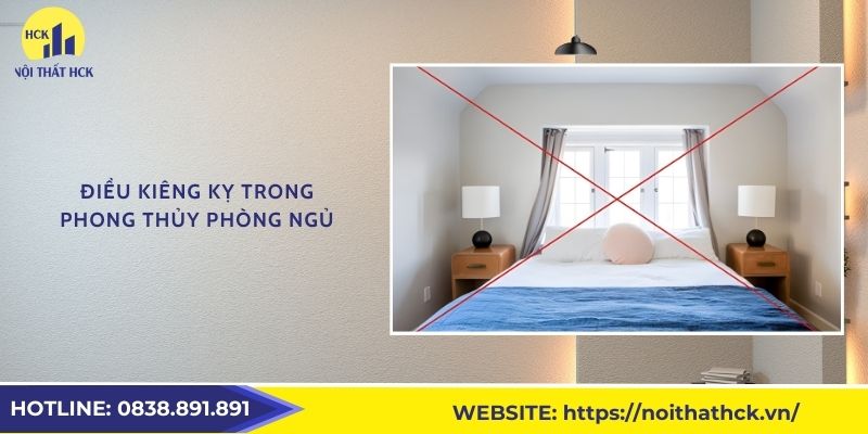 Những điều kiêng kị trong phong thủy phòng ngủ