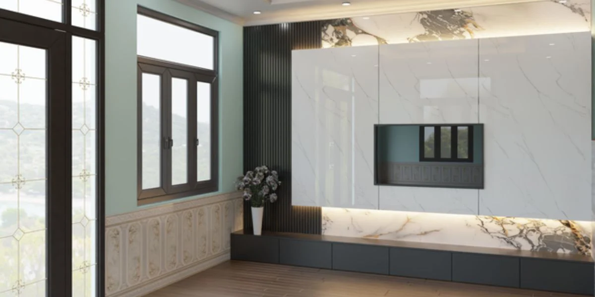Dự án thiết kế nội thất phòng khách tại Vĩnh Yên