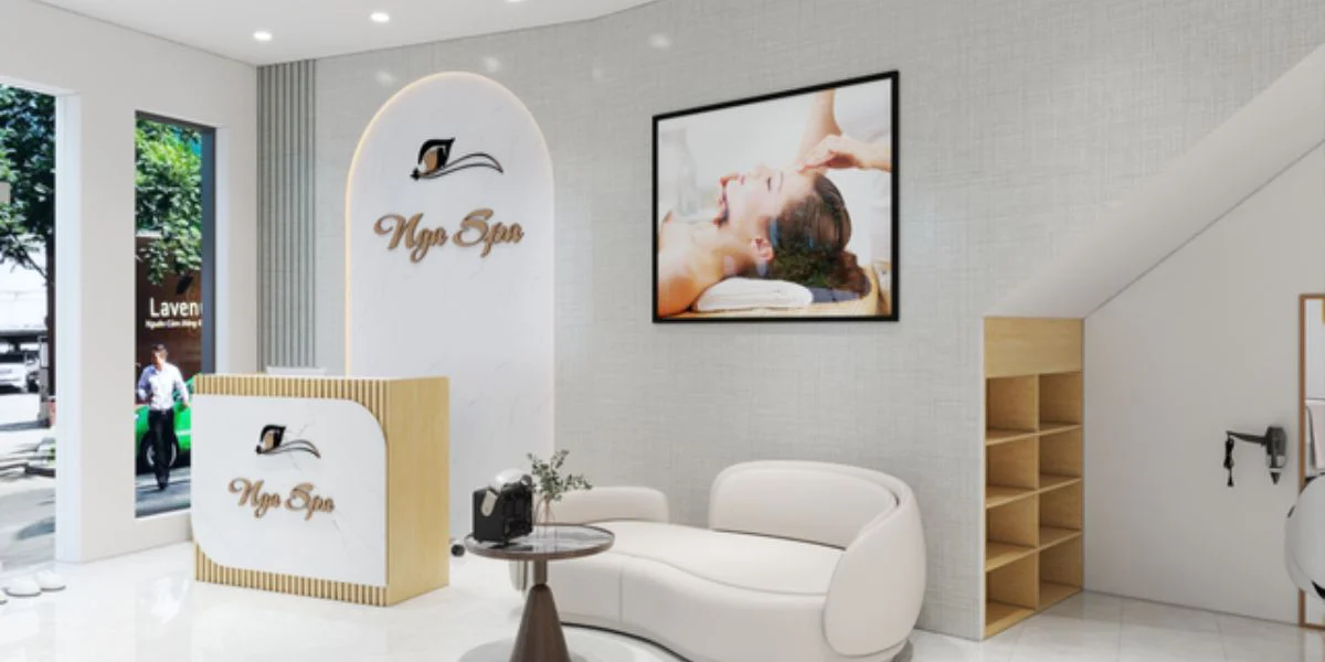Dự án thiết kế nội thất Spa tại Mê linh