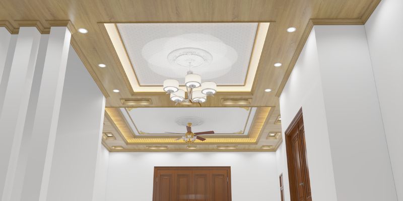 Giải pháp thi công trần phòng khách tại Vĩnh Phúc