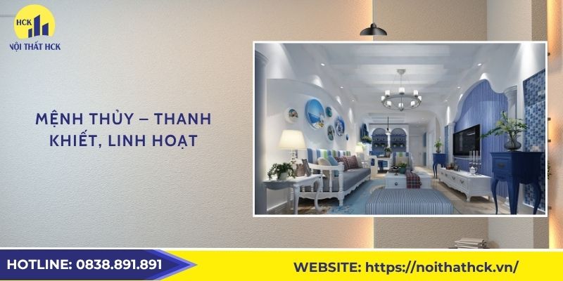 Mệnh Thủy – Thanh khiết, linh hoạt