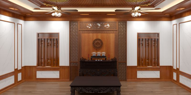 Các mục nổi bật trong thiết kế nội thất phòng thờ