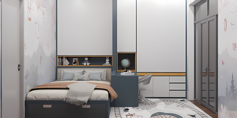 Thiết kế nội thất phòng ngủ phụ