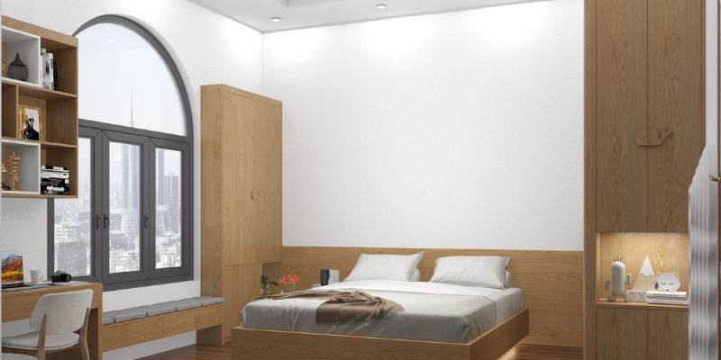 Tổng quan dự án thiết kế nội thất phòng ngủ gỗ