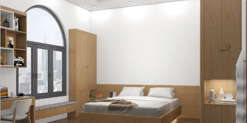 Tổng quan dự án thiết kế nội thất phòng ngủ gỗ