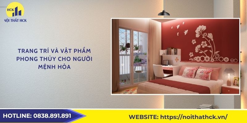 Trang trí và vật phẩm phong thủy cho người mệnh Hỏa