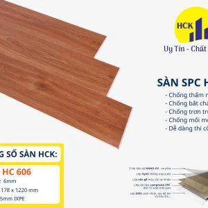 Sàn nhựa HCK 6mm | Nội thất HCK
