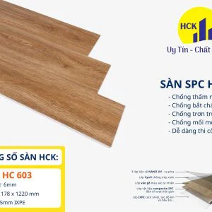 Sàn nhựa HCK 6mm | Nội thất HCK