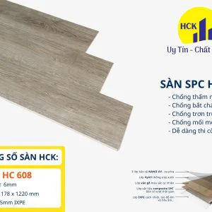 Sàn nhựa HCK 6mm | Nội thất HCK