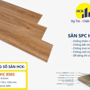 Sàn nhựa HCK 8,5mm | Nội thất HCK